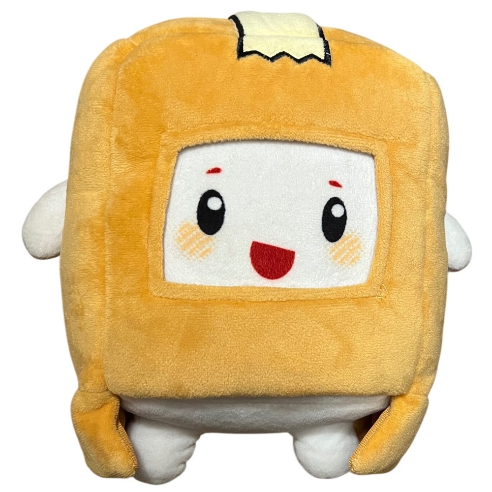 Boxy Character Plush Toy Yellow Orange Anime Stuffed Animal Kids‎